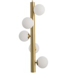 Pendant lamps - Luces Exclusivas TIGRE Pendant 5xG9 LED white/antique brass LE41792 - product 2