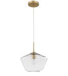Pendant lamps - Luces Exclusivas TULUA Pendant 1xE27 LED gold/transparent LE41794 - product 1