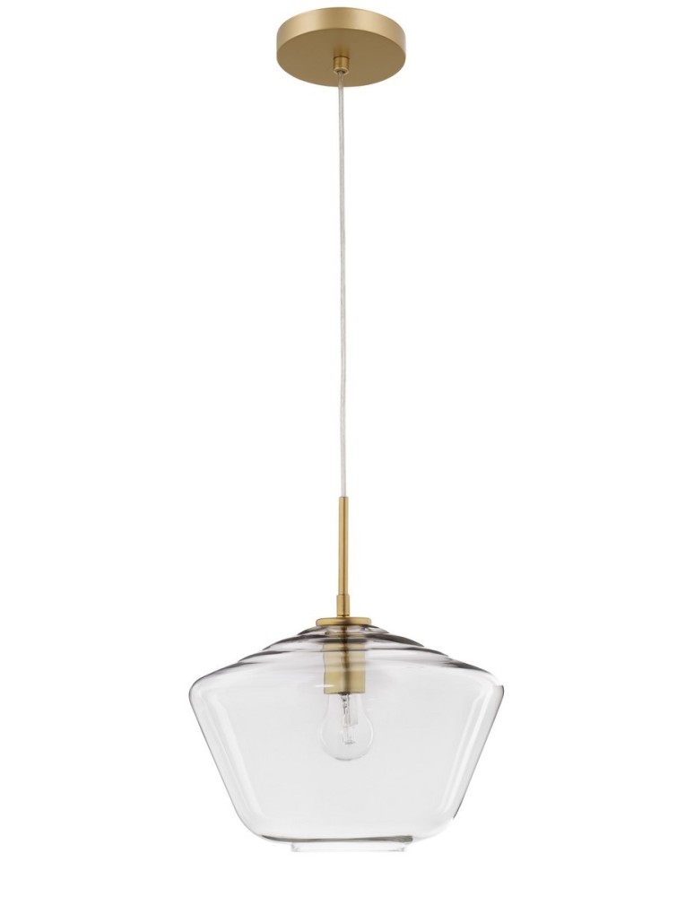 Pendant lamps - Luces Exclusivas TULUA Pendant 1xE27 LED gold/transparent LE41794 - product kolory-swiatla.pl 1
