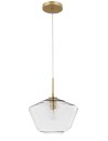 Luces Exclusivas TULUA Pendant 1xE27 LED gold/transparent LE41794