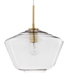 Pendant lamps - Luces Exclusivas TULUA Pendant 1xE27 LED gold/transparent LE41794 - product 2