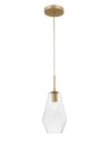 Luces Exclusivas TULUA Pendant 1xE27 LED gold/transparent LE41796