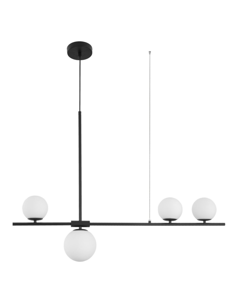 Pendant lamps - Luces Exclusivas TURBO Pendant 4xG9 LED white/black LE41801 - product kolory-swiatla.pl 1