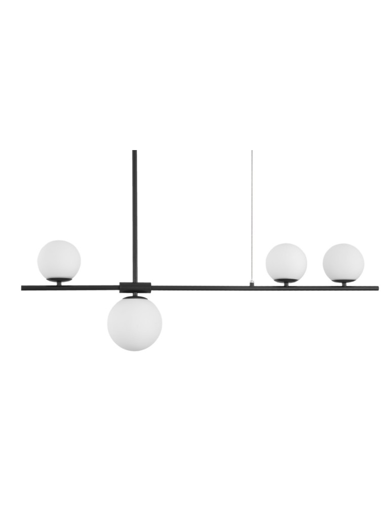 Pendant lamps - Luces Exclusivas TURBO Pendant 4xG9 LED white/black LE41801 - product kolory-swiatla.pl 2