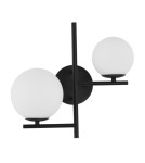 Wall lamps - Luces Exclusivas TURBO Wall-mounted 2xE14 LED white/black LE41802 - product 1