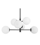 Pendant lamps - Luces Exclusivas TURBO Pendant 6xE14 LED white/black LE41803 - product 1