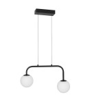 LED pendant lamps - Luces Exclusivas UBEDA Pendant LED 16W 1030lm 3200K black/white LE41804 - product 1