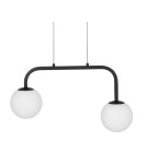 LED pendant lamps - Luces Exclusivas UBEDA Pendant LED 16W 1030lm 3200K black/white LE41804 - product 2