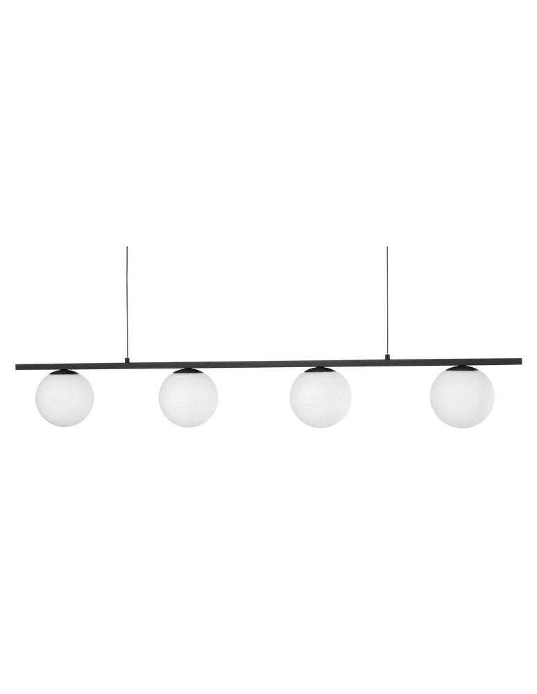 LED pendant lamps - Luces Exclusivas UBEDA Pendant LED 32W 2060lm 3200K black/white LE41806 - product kolory-swiatla.pl 2