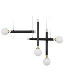 Luces Exclusivas UNION Pendant LED 20W 1000lm 3000K black/brass/opal LE41811 - product 2