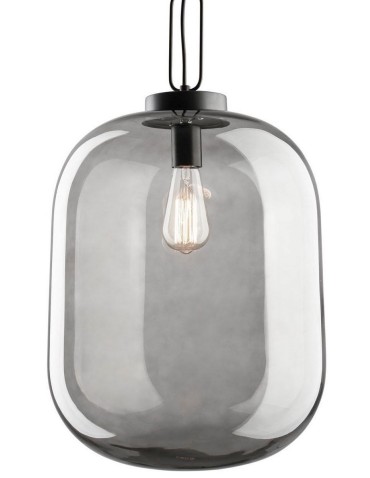 Luces Exclusivas URENA Pendant 1xE27 LED black LE41816 - product 2