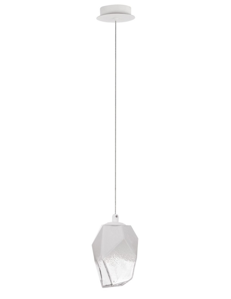 Pendant lamps - Luces Exclusivas VIGIA Pendant 1xG9 LED transparent/white LE41821 - product kolory-swiatla.pl 1