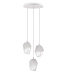 Pendant lamps - Luces Exclusivas VIGIA Pendant 3xG9 LED transparent/white LE41822 - product 1
