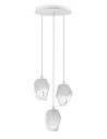 Luces Exclusivas VIGIA Pendant 3xG9 LED transparent/white LE41822