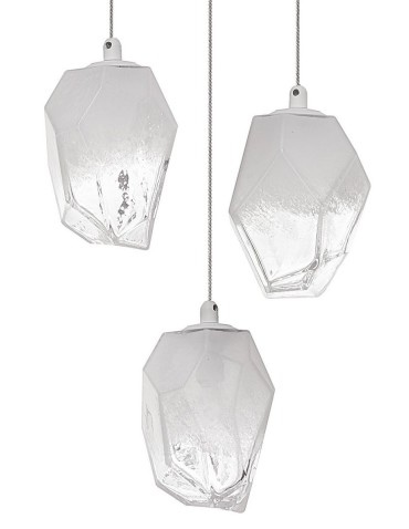 Luces Exclusivas VIGIA Pendant 3xG9 LED transparent/white LE41822 - product 2