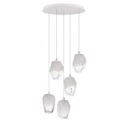 Luces Exclusivas VIGIA Wisząca 5xG9 LED transparentny/biały LE41823