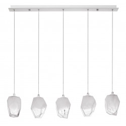 Luces Exclusivas VIGIA Wisząca 5xG9 LED transparentny/biały LE41824