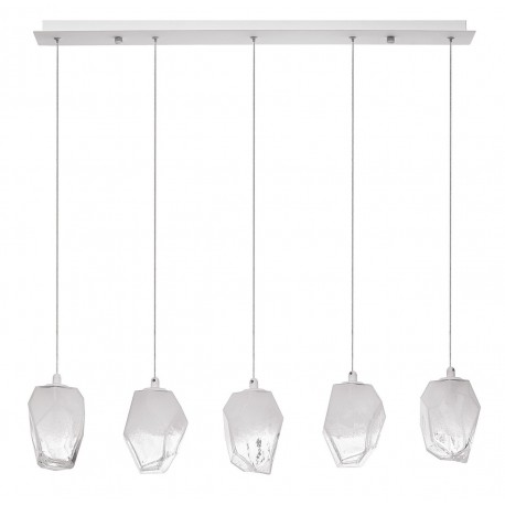 Luces Exclusivas VIGIA Wisząca 5xG9 LED transparentny/biały LE41824