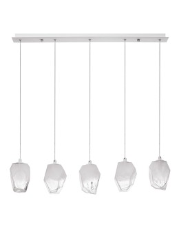 Luces Exclusivas VIGIA Pendant 5xG9 LED transparent/white LE41824