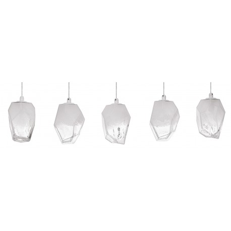 Luces Exclusivas VIGIA Wisząca 5xG9 LED transparentny/biały LE41824