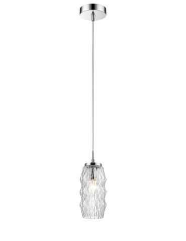 Luces Exclusivas VILLA Wisząca 1xE14 LED transparentny LE41825