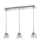 Pendant lamps on a strip - Luces Exclusivas YOPAL Pendant 3xG9 LED transparent LE41832 - product 1