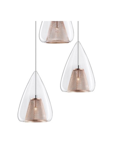 Luces Exclusivas YUMBO Wisząca 3xG9 LED miedziany LE41839 - produkt 2