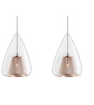 Pendant lamps on a strip - Luces Exclusivas YUMBO Pendant 5xG9 LED copper LE41840 - product 2