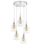 Pendant lamps - Luces Exclusivas ZARZA Pendant 5xG9 LED Gold LE41846 - product 1