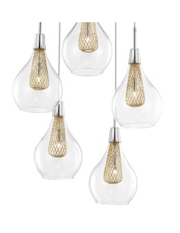 Luces Exclusivas ZARZA Wisząca 5xG9 LED Złoty LE41846 - produkt 2