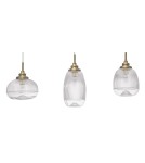 Pendant lamps on a strip - Luces Exclusivas AHIGAL Pendant 3xE14 LED satin gold LE41847 - product 2