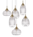 Pendant lamps - Luces Exclusivas AHIGAL Pendant 6xE14 LED satin gold LE41848 - product 2