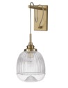 Luces Exclusivas AHIGAL Wall lamp 1xE14 LED satin gold LE41849