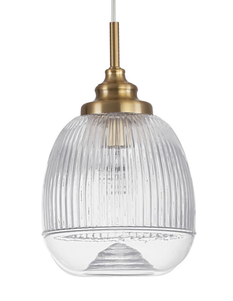 Pendant lamps - Luces Exclusivas AHIGAL Pendant 1xE14 LED satin gold LE41851 - product kolory-swiatla.pl 2
