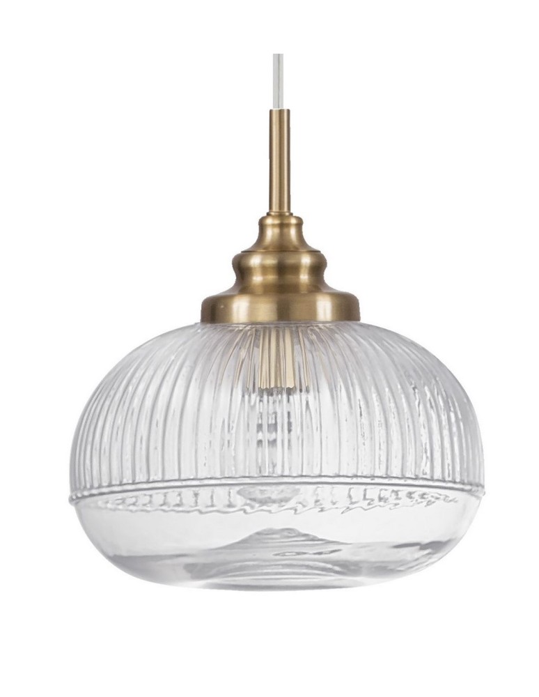 Pendant lamps - Luces Exclusivas AHIGAL Pendant 1xE14 LED satin gold LE41852 - product kolory-swiatla.pl 2
