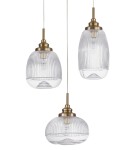 Pendant lamps - Luces Exclusivas AHIGAL Pendant 3xE14 LED satin gold LE41853 - product 2