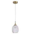 Pendant lamps - Luces Exclusivas ALCALA Pendant 1xE27 LED satin gold LE41854 - product 1