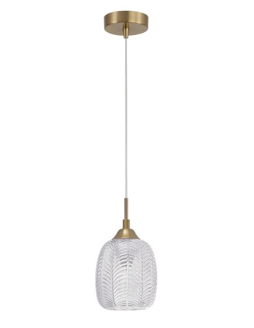 Luces Exclusivas ALCALA Wisząca 1xE27 LED satynowe złoto LE41854