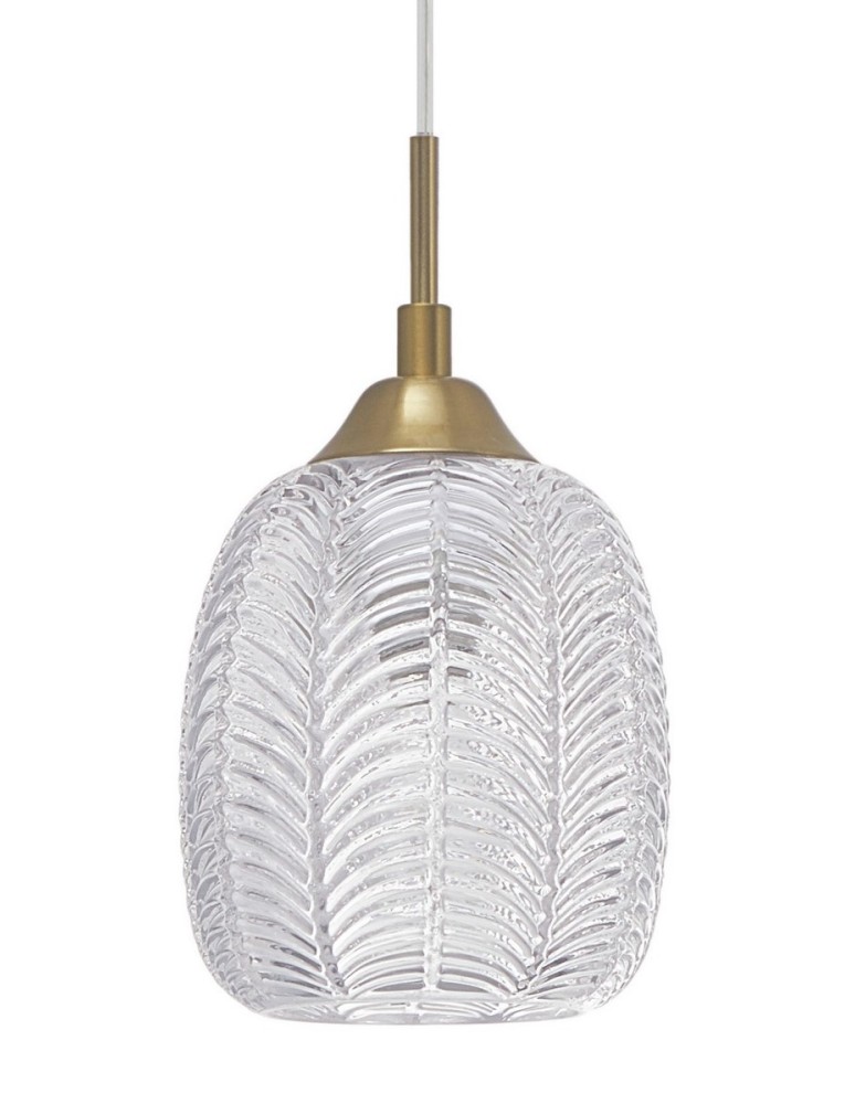 Pendant lamps - Luces Exclusivas ALCALA Pendant 1xE27 LED satin gold LE41854 - product kolory-swiatla.pl 2