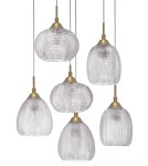 Pendant lamps - Luces Exclusivas ALCALA Pendant 6xE27 LED satin gold LE41855 - product 2