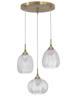 Luces Exclusivas ALCALA Wisząca 3xE27 LED satynowe złoto LE41857