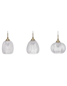 Luces Exclusivas ALCALA Pendant 3xE27 LED satin gold LE41858 - product 2