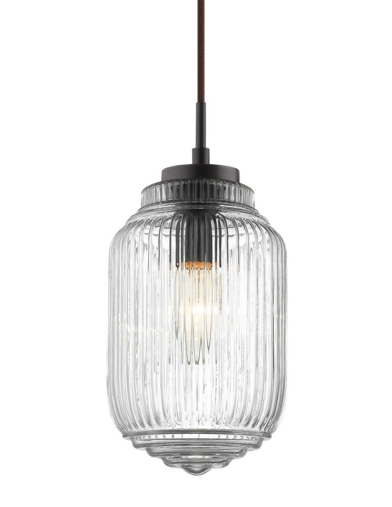Pendant lamps - Luces Exclusivas ARAUCA Pendant 1xE14 LED transparent LE41862 - product kolory-swiatla.pl 2