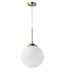Pendant lamps - Luces Exclusivas ARJONA Pendant 1xE27 LED white/brass LE41876 - product 1