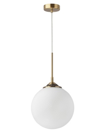 Luces Exclusivas ARJONA Pendant 1xE27 LED white/brass LE41876