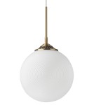 Pendant lamps - Luces Exclusivas ARJONA Pendant 1xE27 LED white/brass LE41876 - product 2