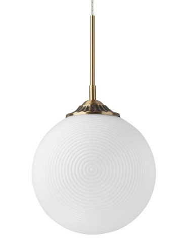Luces Exclusivas ARJONA Pendant 1xE27 LED white/brass LE41876 - product 2
