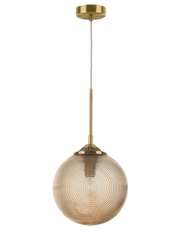 Luces Exclusivas ARJONA Pendant 1xE27 LED champagne/brass LE41878