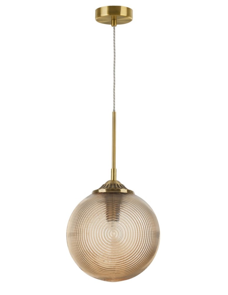 Pendant lamps - Luces Exclusivas ARJONA Pendant 1xE27 LED champagne/brass LE41878 - product kolory-swiatla.pl 1