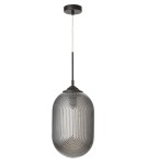 Pendant lamps - Luces Exclusivas ARJONA Pendant 1xE27 LED smoke grey/black LE41880 - product 1